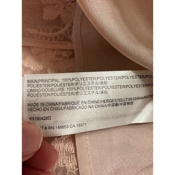 Revolve Keepsake The Label Sundream Lace Mini Dress Pink Size Large NWT - Picture 8 of 9